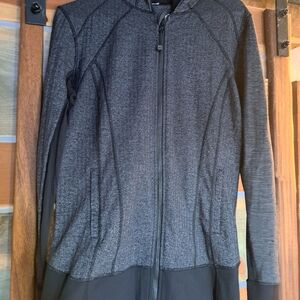 lululemon athletica Black Heather Bomber Jacket